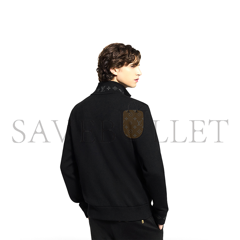 LOUIS VUITTON DOUBLE-FACE KNIT TRAVEL BLOUSON 1AJB29